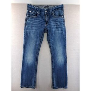 Buckle Black Jeans Mens 30x32 Blue Straight Fit No.3 Distress Stretch Denim W31"